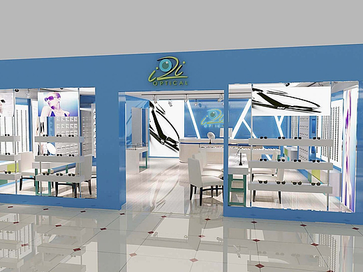 Opticol眼镜店装修设计效果图
