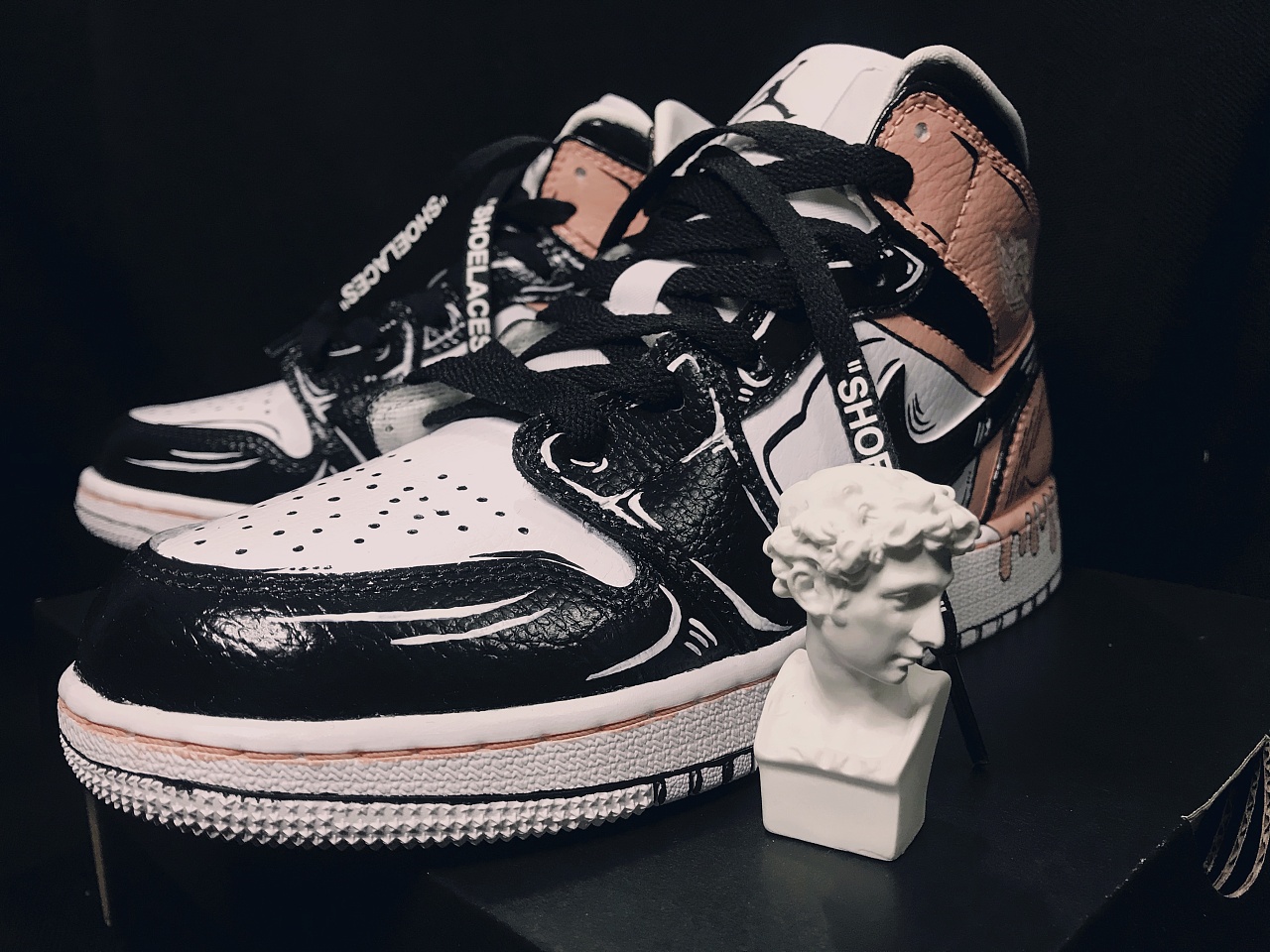 【球鞋定制】脏粉二次元aj手绘