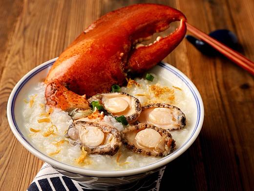 美食摄影-海鲜粥砂锅粥
