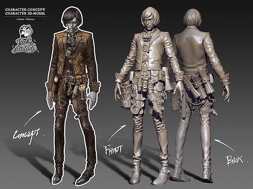 3DModel-Hitman