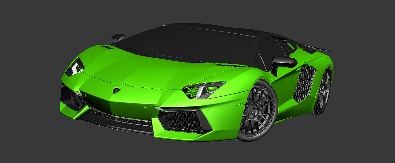 3DMAX建模Lamborghini Aventador LP700-4（图ZMjMwNTA3NDA=） - 机械/交通 - 站酷设计师XIANHUA原创素材 - 站酷ZCOOL