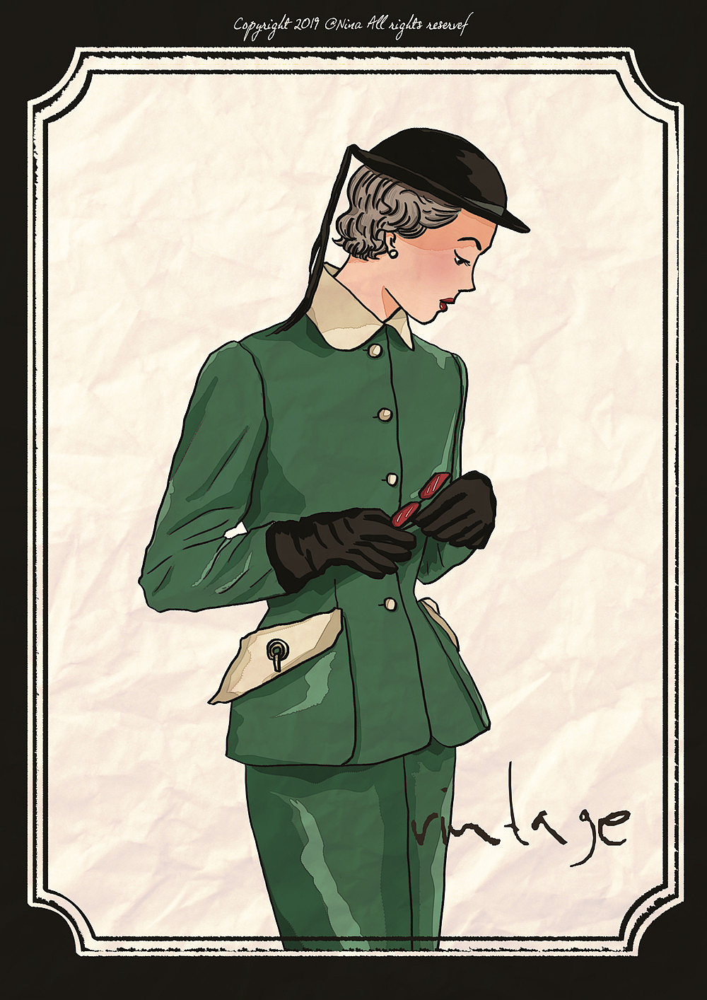 Vintage（圖ZMTkwMDUzNTg4） - 創(chuàng)作習作 - 站酷設計師Joynii原創(chuàng)素材 - 站酷ZCOOL