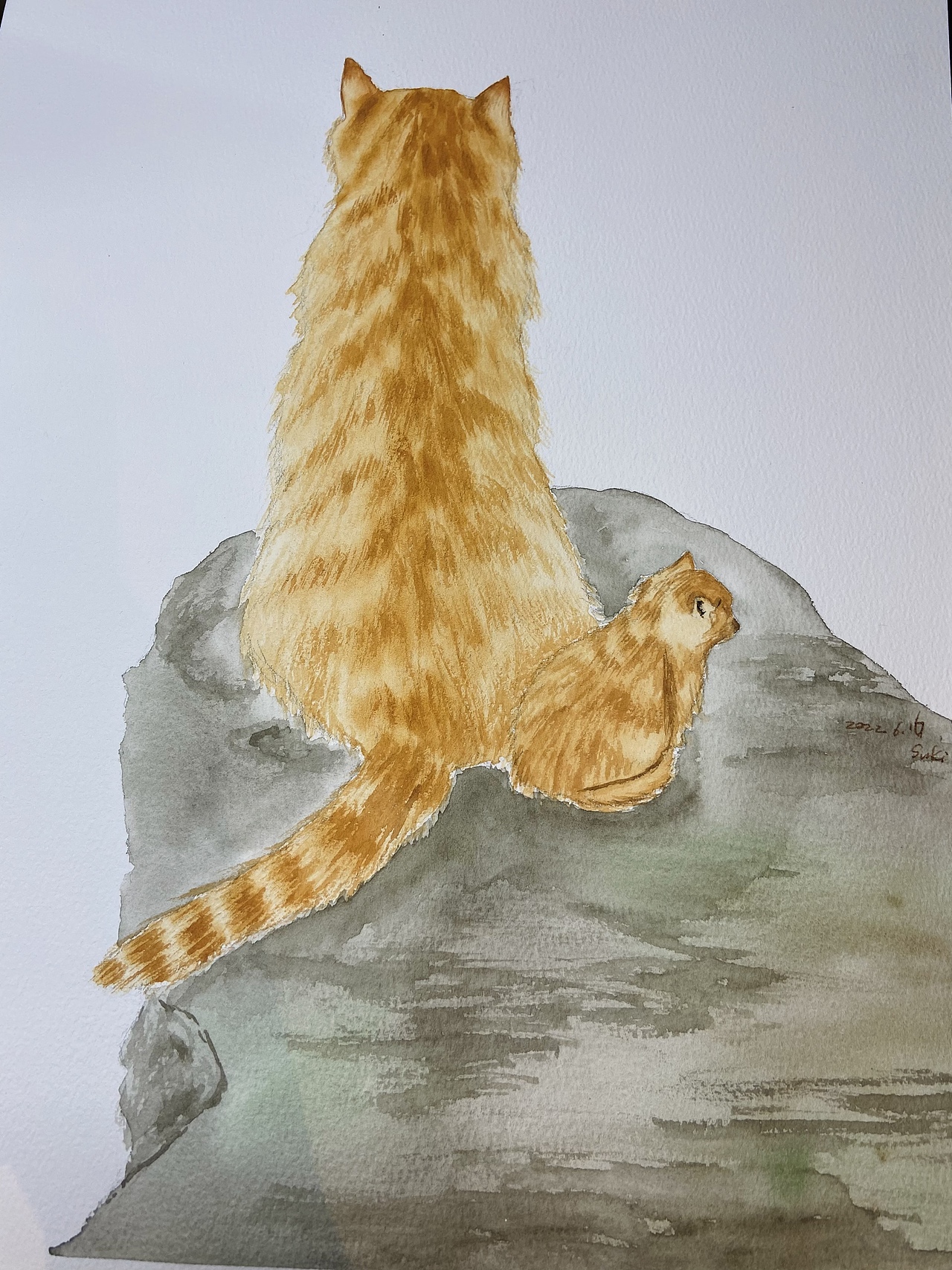 水彩手绘-猫咪（图ZMzA3MTQ4OTI4） - 创作习作 - 站酷设计师BecomingSuki原创素材 - 站酷ZCOOL