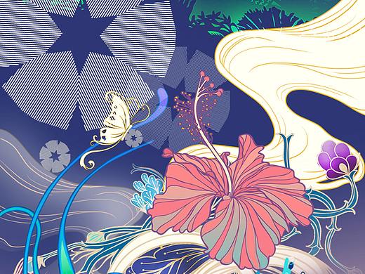 北京世园会系列插画-国际馆