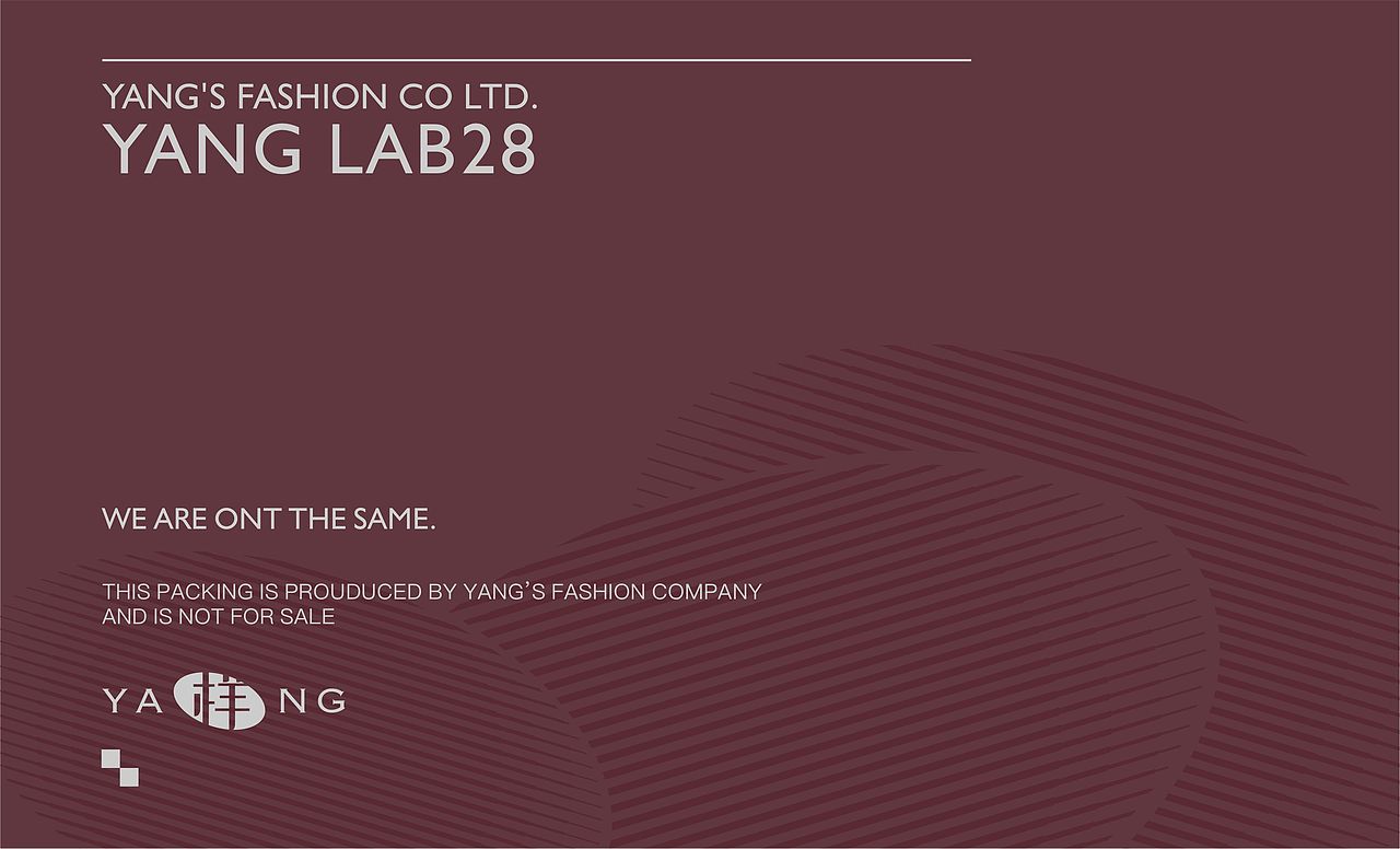 时装舞台焦点—YANG样女装品牌视觉vis及终端视觉形象