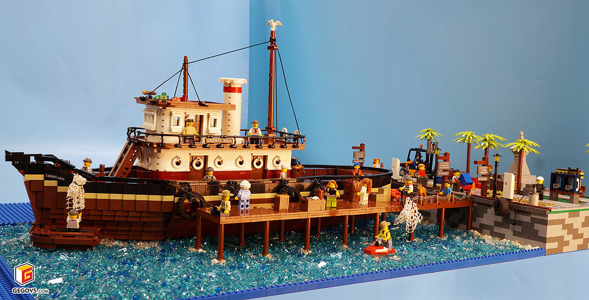 Cheryl Ann Tugboat “谢丽尔安”号美式复古拖船（图ZOTg3NDU3ODA=） - 手办/模玩 - 站酷设计师G.S原创素材 - 站酷ZCOOL