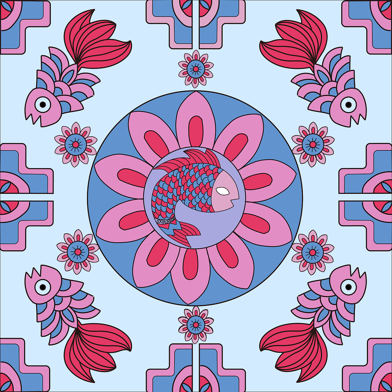 举报7分享原创作品平面图案云南纹样原创graphics346武当山纹样系列