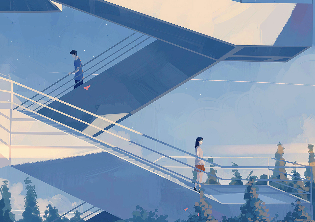 【生活总在不断地变化着】2017插画总结（图ZMTAzNzg4Mzg0） - 创作习作 - 站酷设计师MORNCOLOUR原创素材 - 站酷ZCOOL