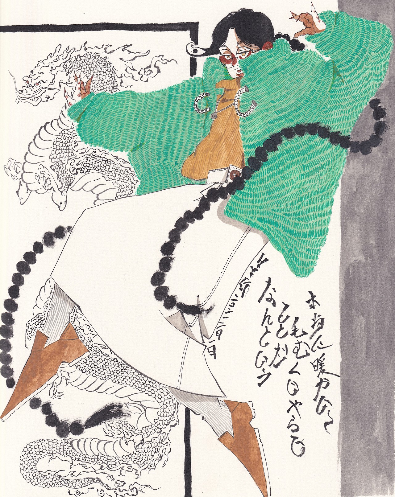 毛茸茸的很暖和