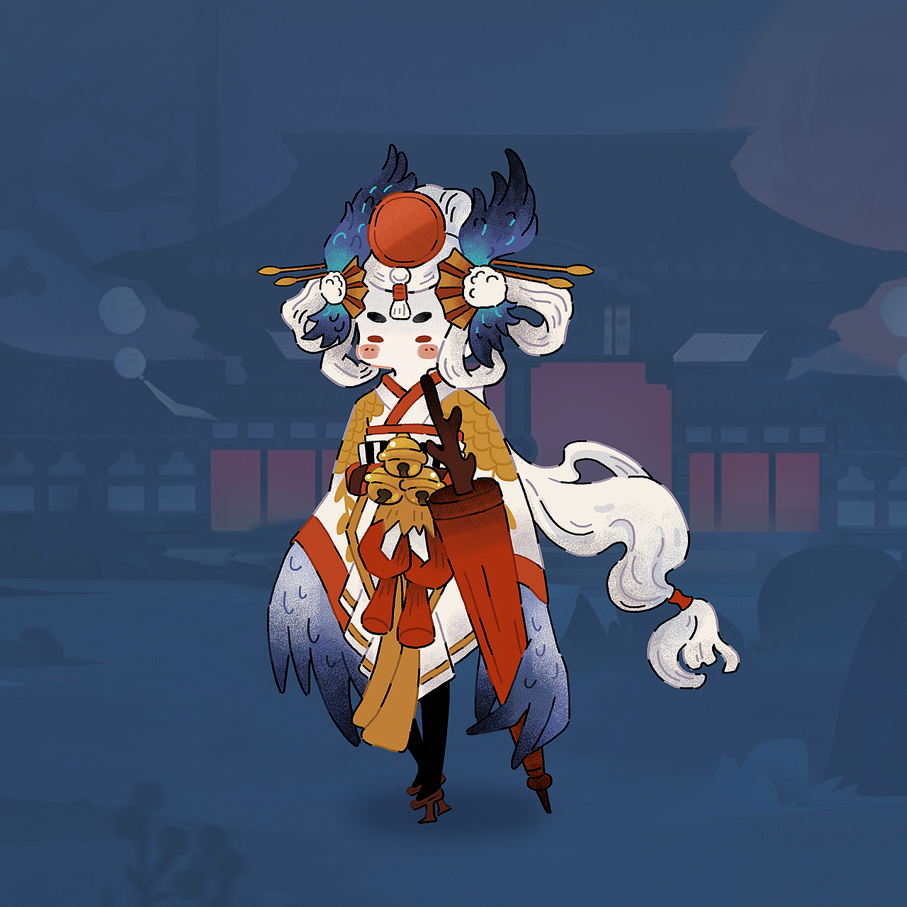 阴阳师软萌式神（图ZNzQ0NzIwOTI=） - 商业插画 - 站酷设计师小花栗子原创素材 - 站酷ZCOOL