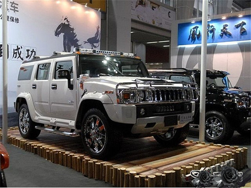 悍马h2改装宽体大轮眉hummer轮廓叶子板大包围保险杠