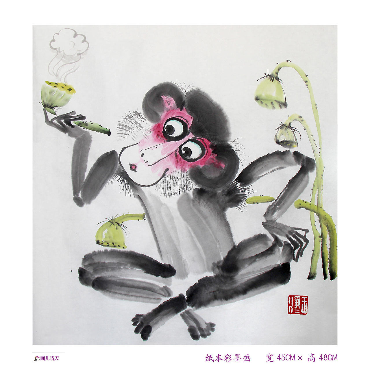 画儿晴天猴年作品-猴年插画,猴年水墨画(图ZMzU4NzEyNzI=) - 商业插画 - 站酷设计师画儿晴天原创素材 - 站酷ZCOOL
