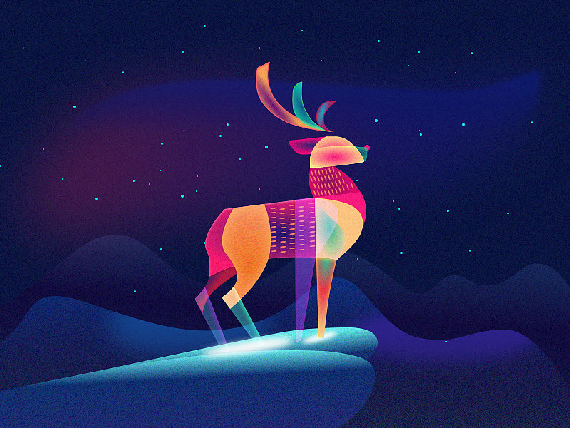 Fantasy Deer 梦幻小鹿（图ZMTAxODUzOTky） - IP形象 - 站酷设计师Bu_点原创素材 - 站酷ZCOOL