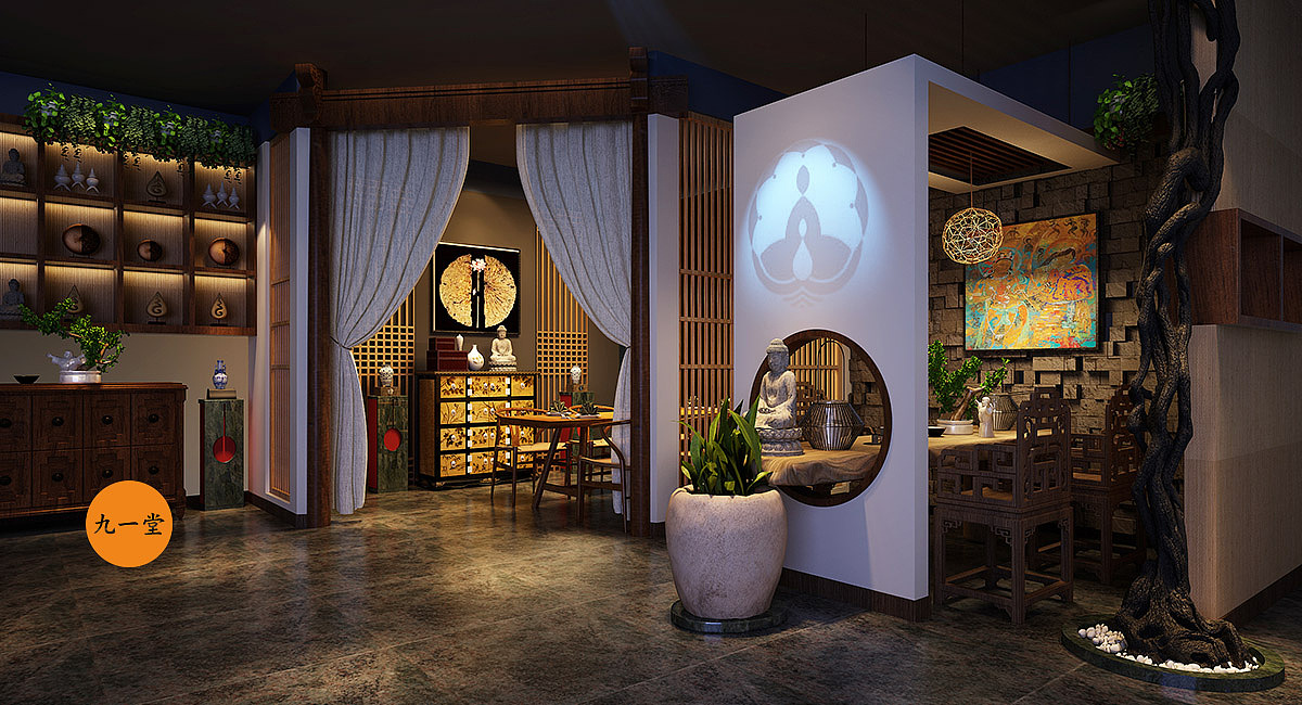 菩提道养生会馆餐饮全案设计