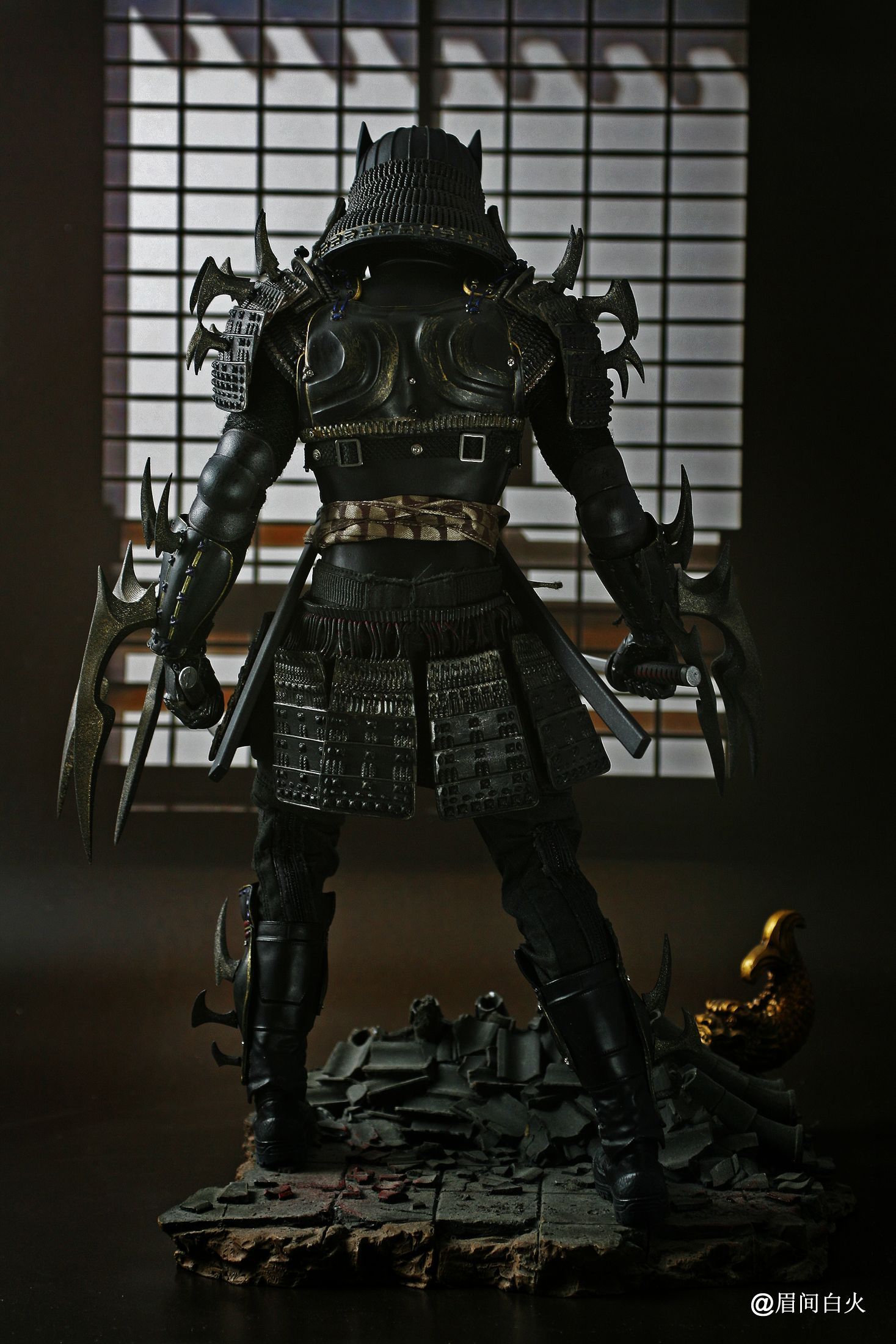 眉间白火的臆造自d之斯莱德shredder|手工艺|手办/模玩|眉间白火tan