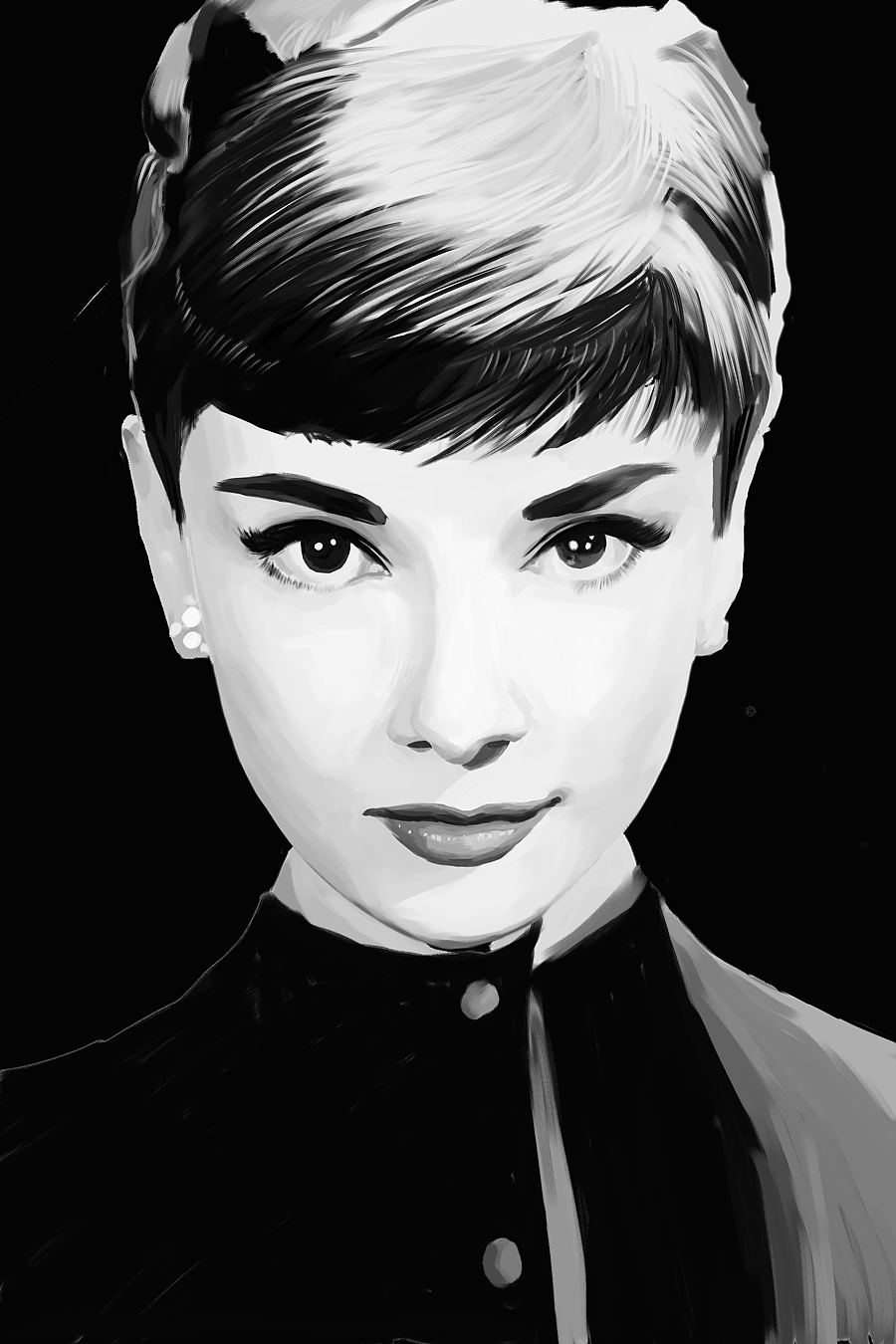 涂鸦 奥黛丽赫本