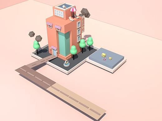 小別墅（個(gè)人主頁(yè)-ZMzc3MDk0NjA=） - 建筑/空間 - 站酷設(shè)計(jì)師張凱雷原創(chuàng)素材 - 站酷ZCOOL