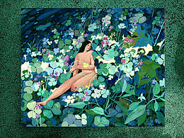 岩彩96《春意》