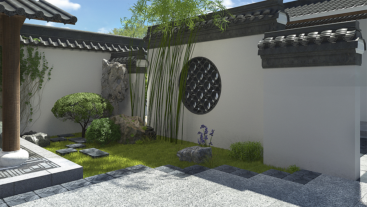 古道别院（图ZMTQ5OTI2NTg4） - 家装设计 - 站酷设计师品策空间原创素材 - 站酷ZCOOL