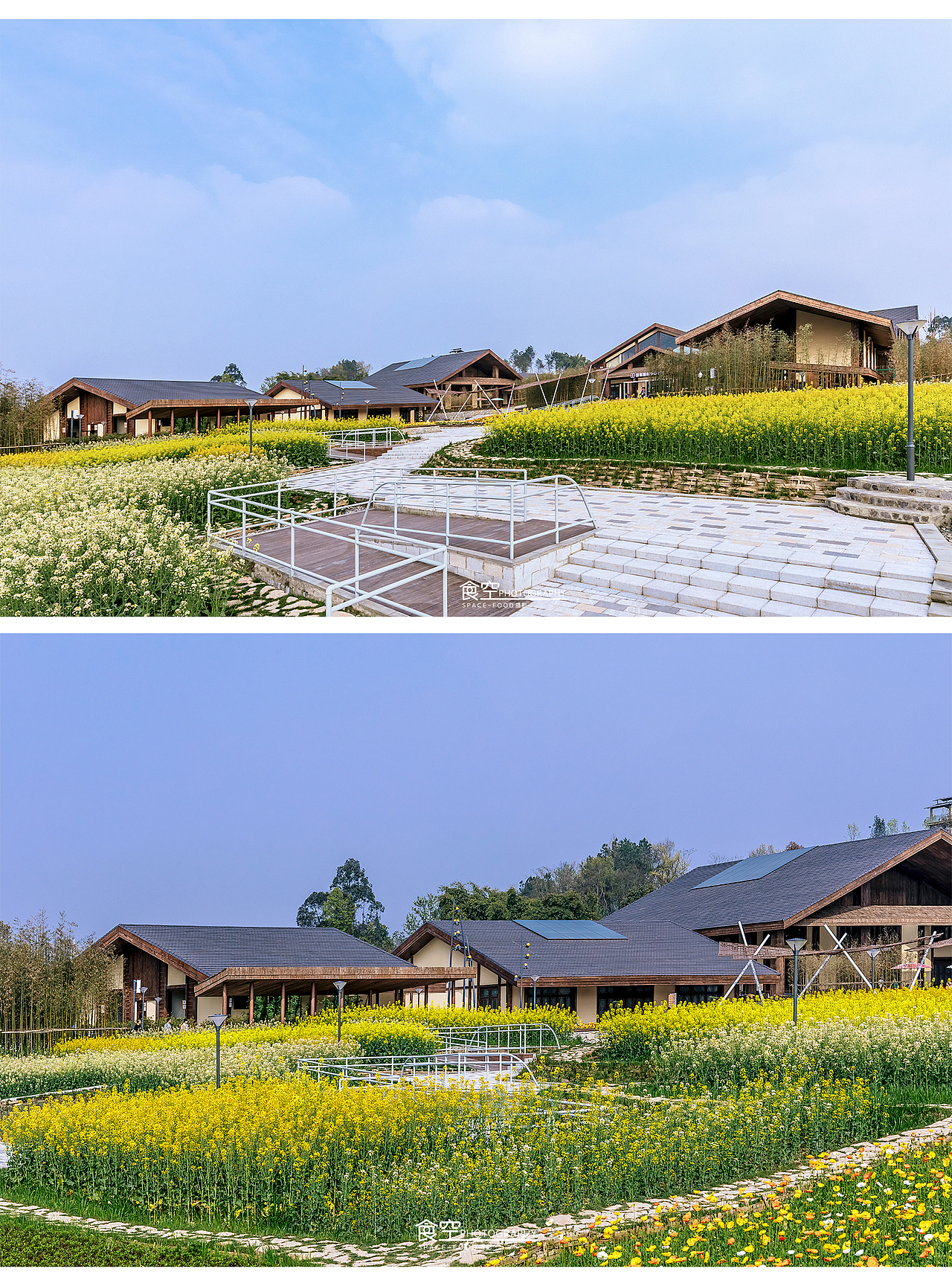 成都黄龙溪欢乐田园入口设计实景（图ZMTUxODU3MTky） - 环境/建筑摄影 - 站酷设计师建筑空间摄影镇东原创素材 - 站酷ZCOOL