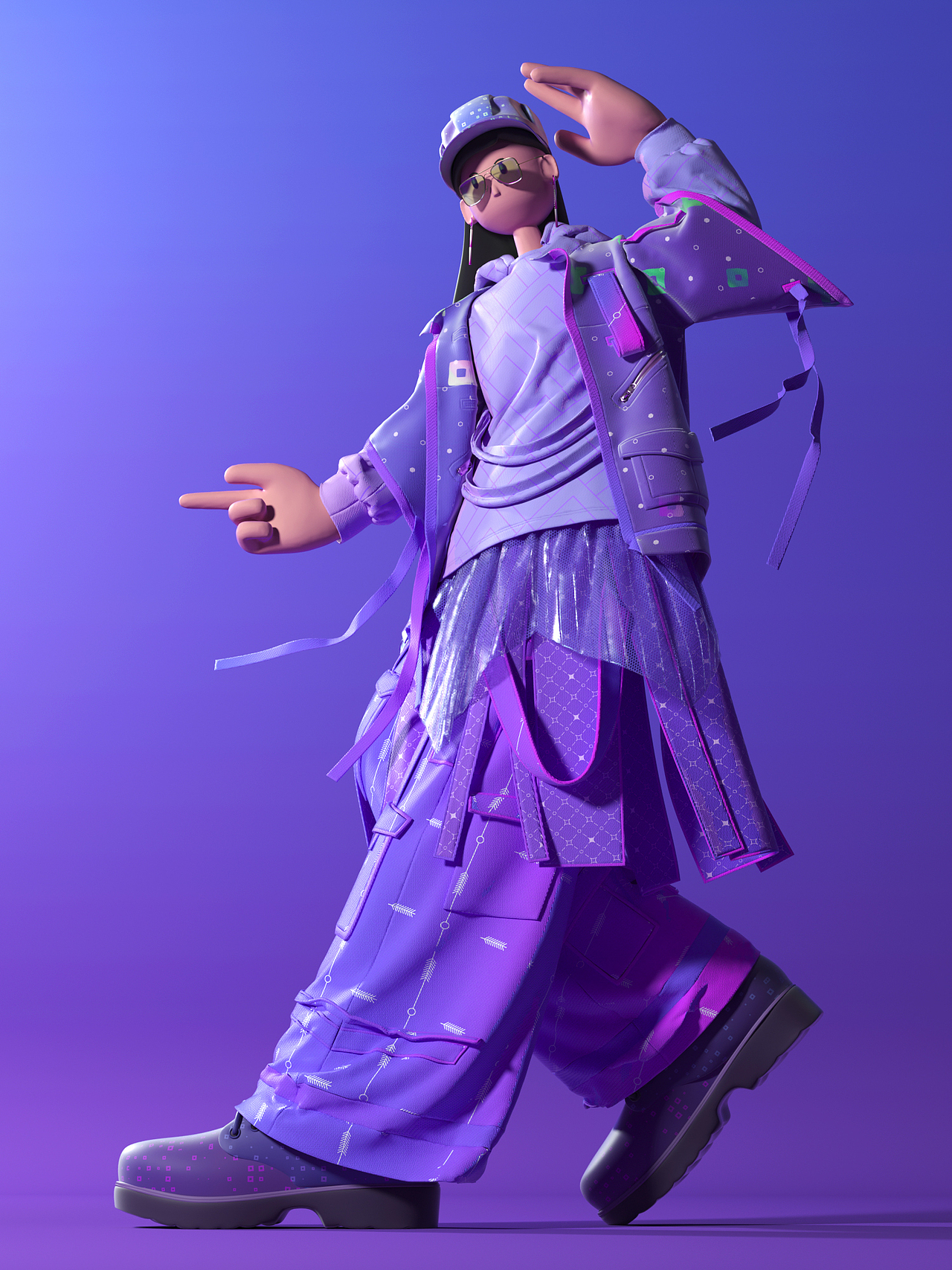 C4D角色穿搭集（图ZMjUwNjk0Nzk2） - 人物/生物 - 站酷设计师007腾飞原创素材 - 站酷ZCOOL