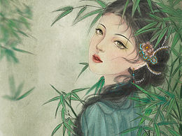 古风板绘人物插画