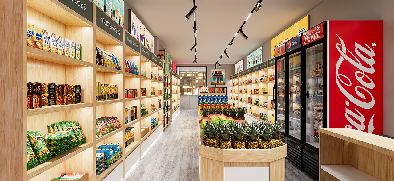 进口商品超市（图ZMjk3NzQ2ODA4） - 商业空间设计 - 站酷设计师WilsonVVV原创素材 - 站酷ZCOOL