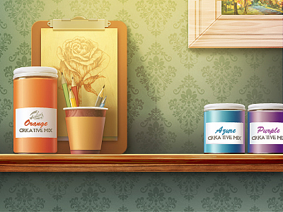 那些曾经陪伴我的画画材料（图ZMTExODAwOTI=） - 图标 - 站酷设计师小福卿原创素材 - 站酷ZCOOL