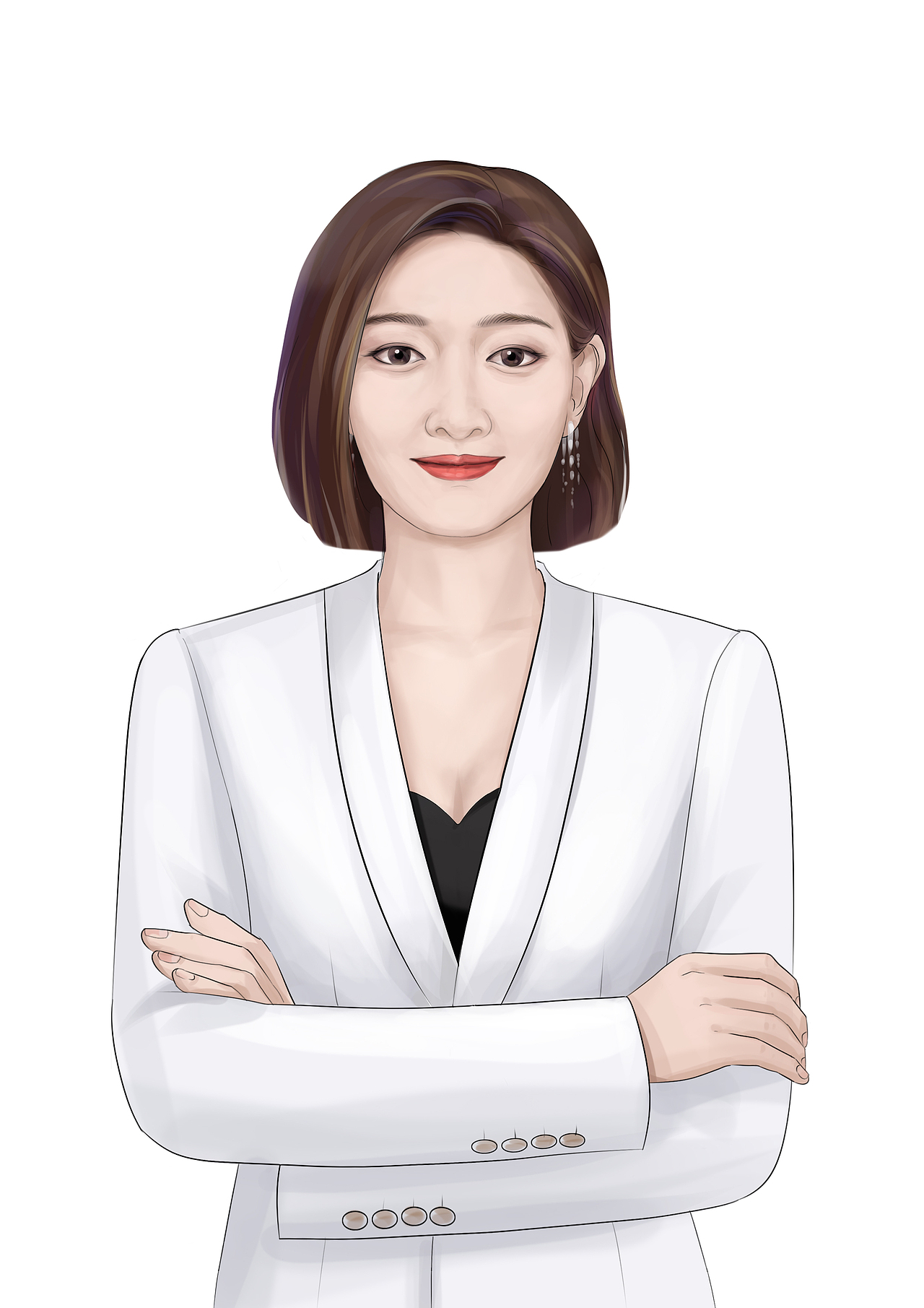 商务风人物形象插图（图ZMzczNTU3MzQ4） - 商业插画 - 站酷设计师田田圈插画原创素材 - 站酷ZCOOL