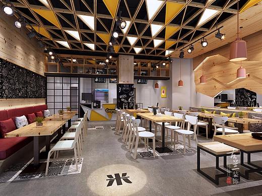 爱米一族快餐厅--南充特色餐厅装修策划|餐厅设计