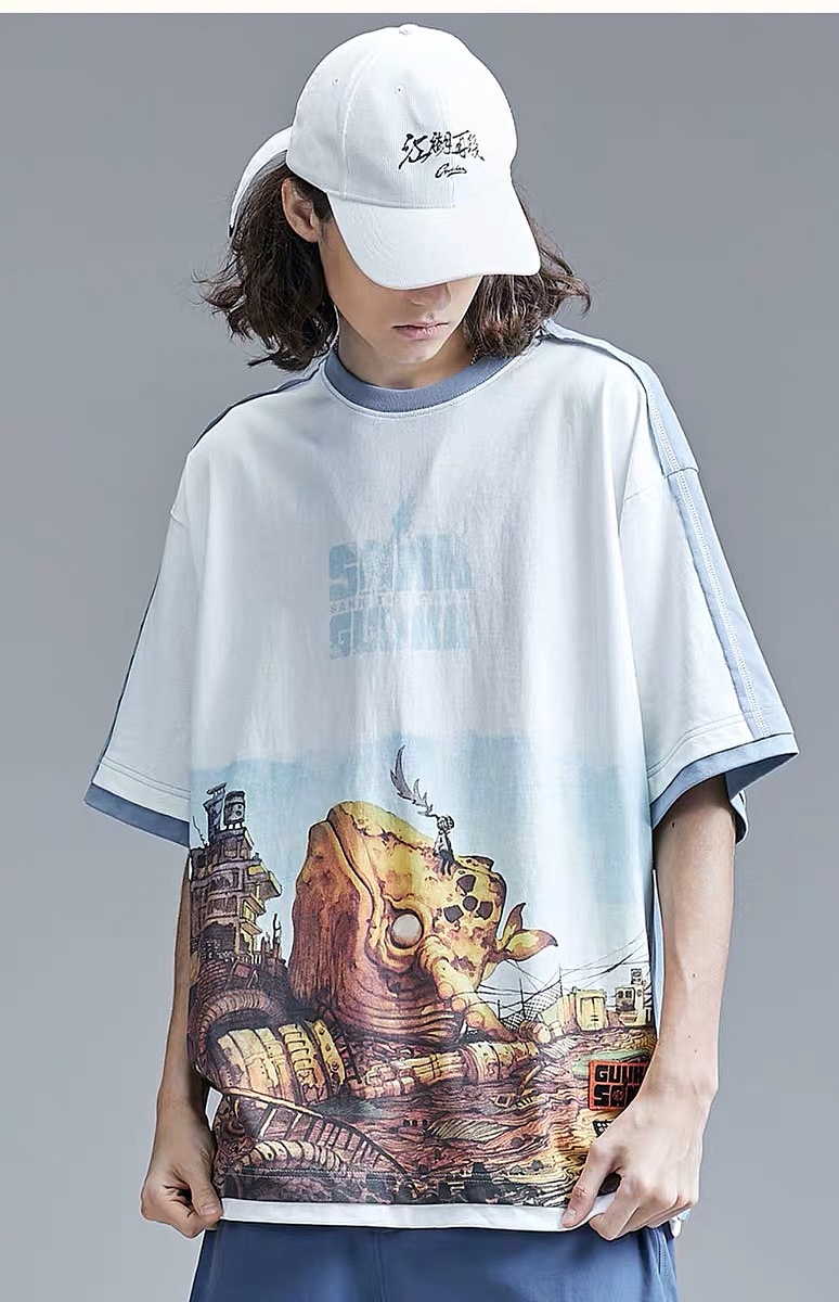 Sank Toys×GUUKA联名夏季服装。这个夏季我要你好看！（图ZMTU3NTQ1OTIw） - 休闲/流行服饰 - 站酷设计师宅仔原创素材 - 站酷ZCOOL