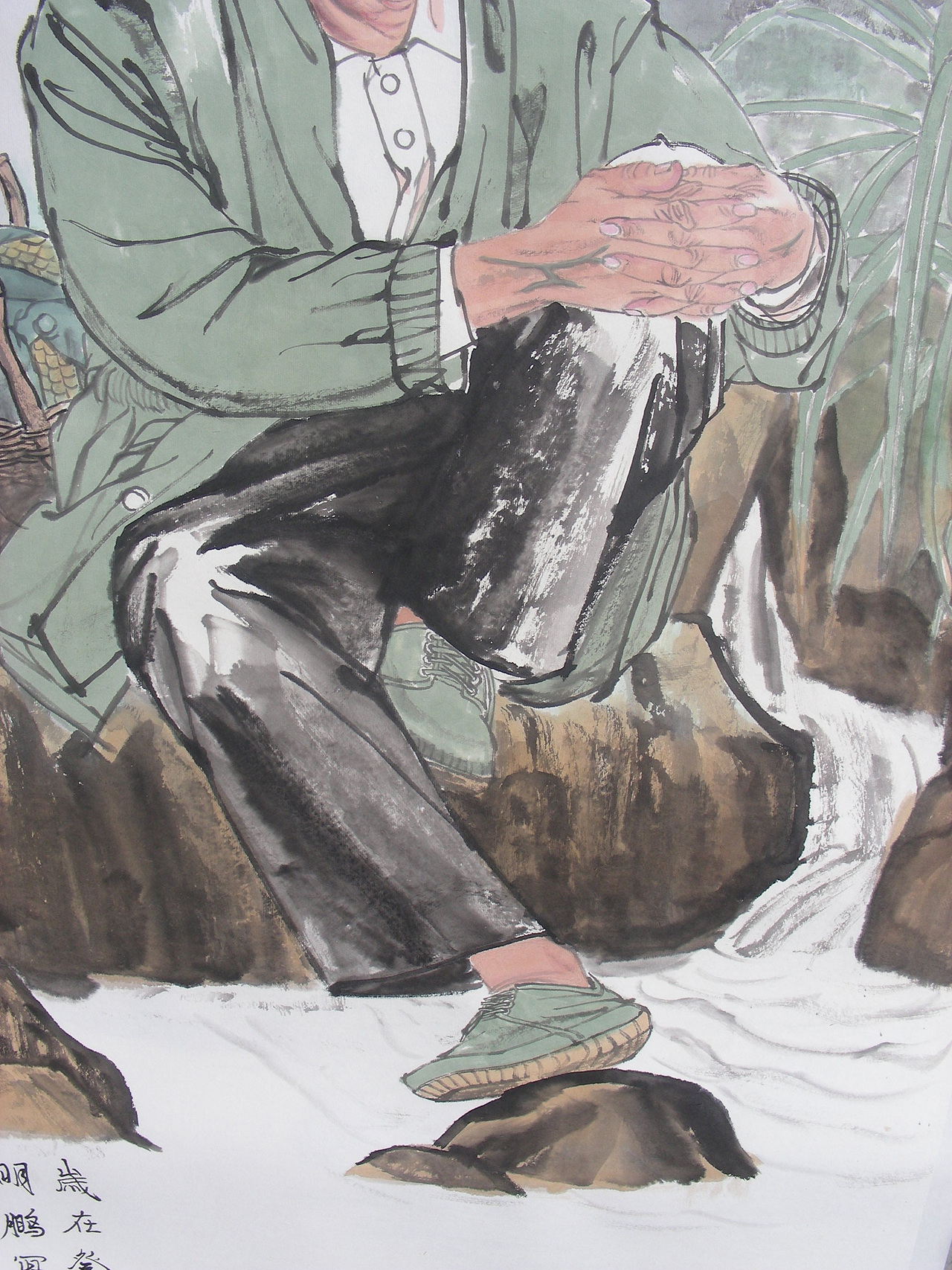 劳动者（图ZMjI4NjMxODA0） - 绘画 - 站酷设计师国画鹏哥原创素材 - 站酷ZCOOL