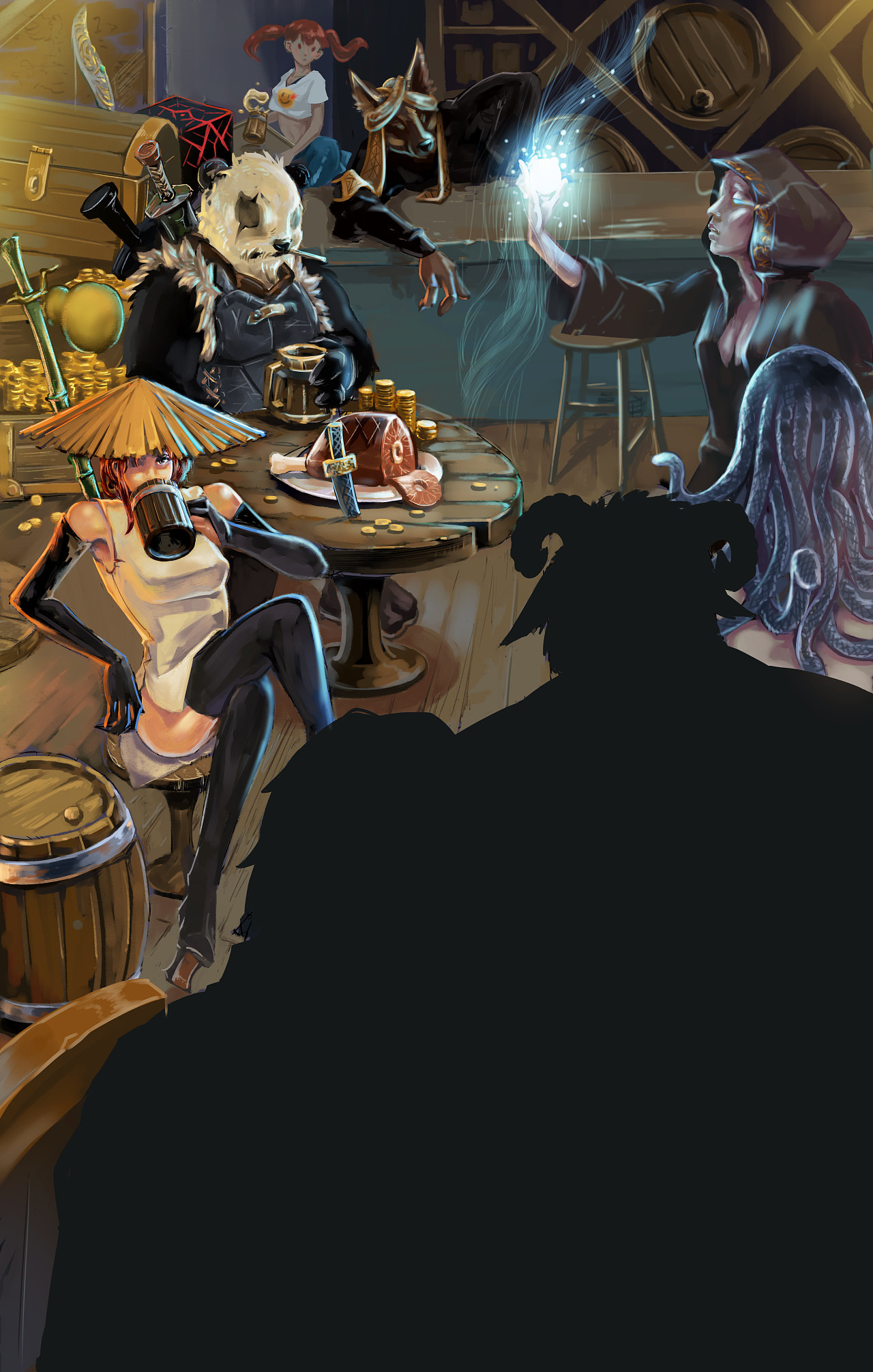酒馆|插画|概念设定|穆晓已被注册 - 原创作品 - 站酷 (zcool)