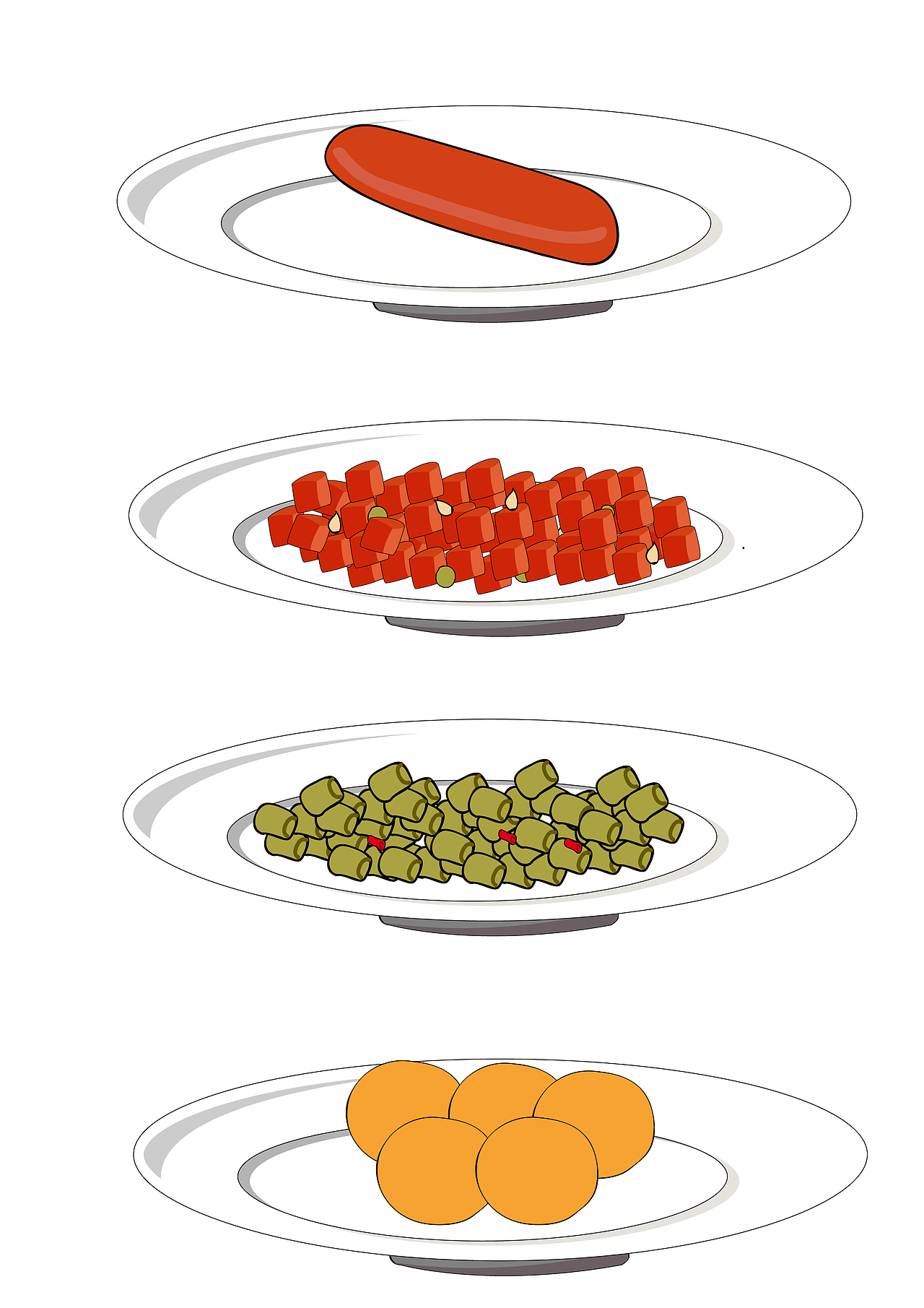 《美食点心插画集合》
