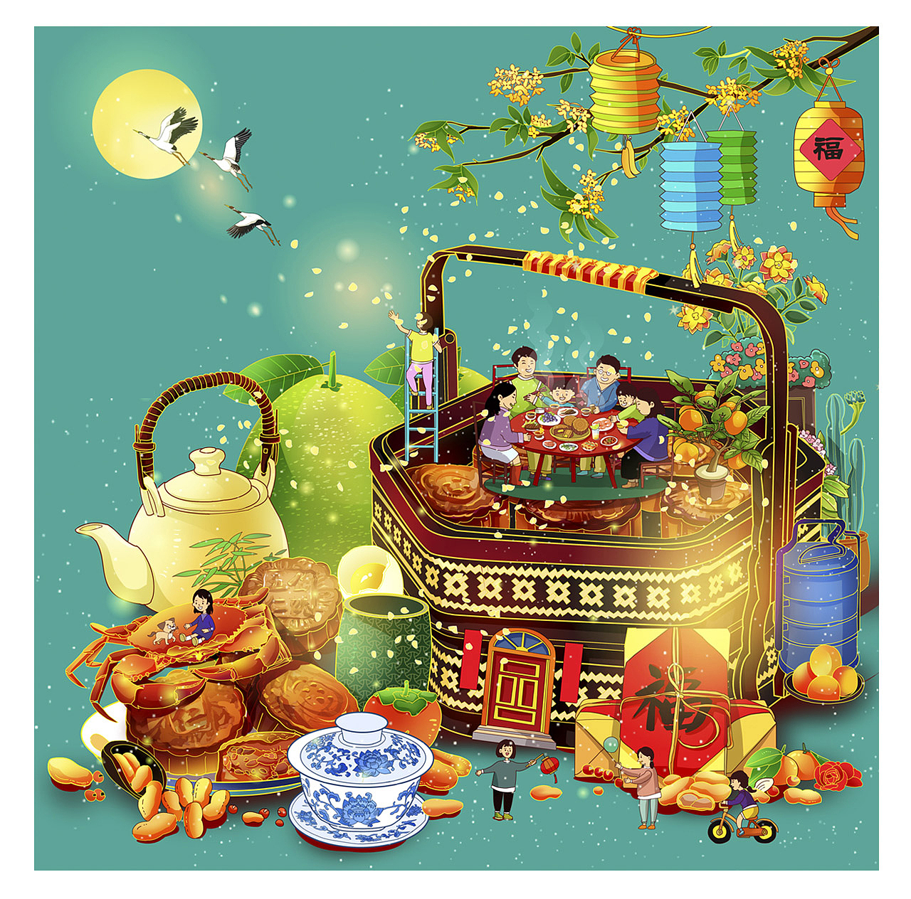 插画年度总结（图ZMjM5MTU2OTI4） - 商业插画 - 站酷设计师C君_Children原创素材 - 站酷ZCOOL