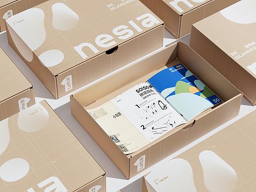nesia服饰包装设计-nesia clothing package design