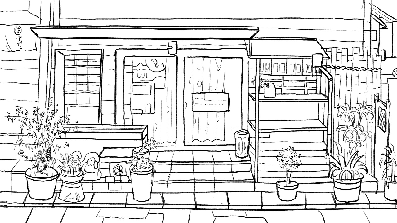 在校场景速写线稿（图ZMTk3MTExOTEy） - 创作习作 - 站酷设计师无眠兽原创素材 - 站酷ZCOOL