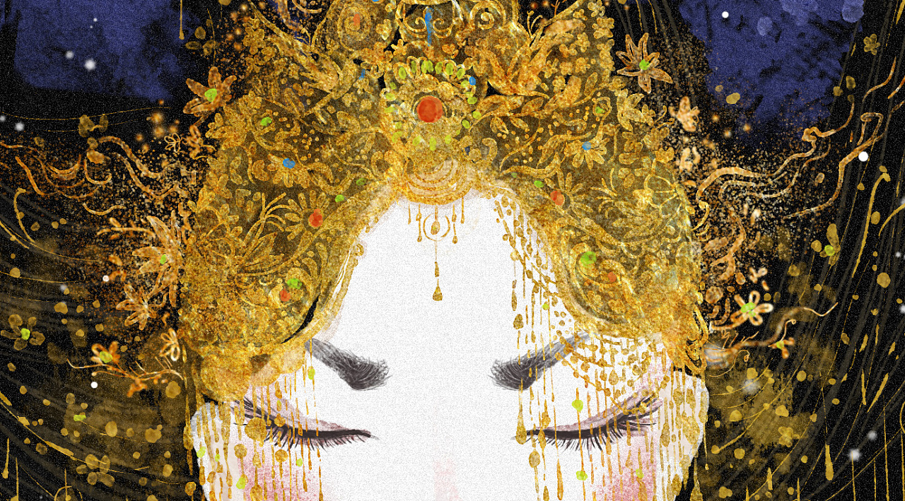 《祝英台》|插画|商业插画|也斋 - 原创作品 - 站酷 (zcool)