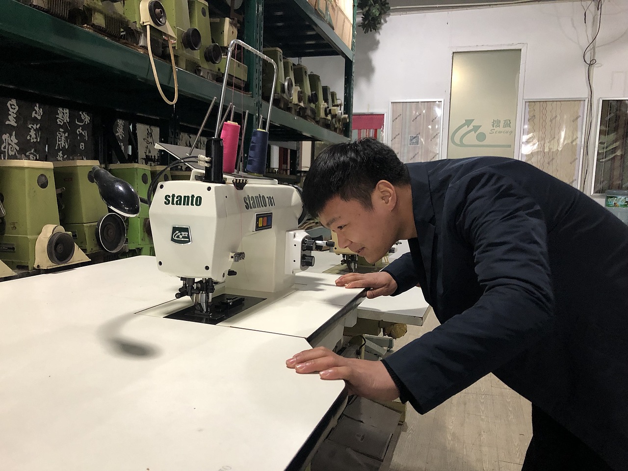 电脑785贡针机,双面呢,高档西装仿手工珠点缝纫机,