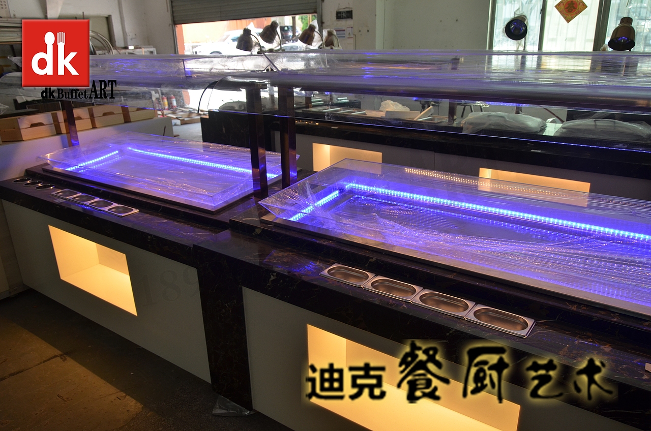 移动大理石布菲台 保温自助餐台 自助餐厅工厂实拍（图ZMjYyMDIxOTEy） - 其他工业/产品 - 站酷设计师迪克自助餐台定制原创素材 - 站酷ZCOOL