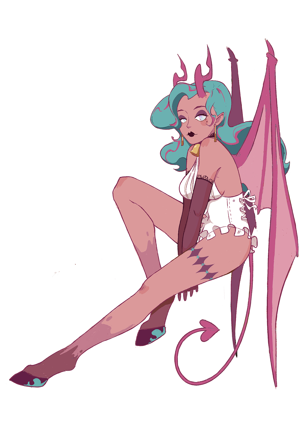 怪物女孩三十题（图ZMTI3MzY4NjU2） - 概念设定 - 站酷设计师小一目原创素材 - 站酷ZCOOL