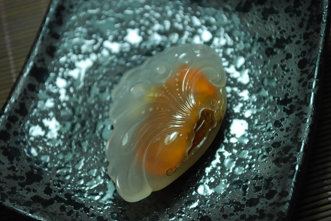 羽化（圖ZNzE0NjM2MjQ=） - 首飾設(shè)計(jì) - 站酷設(shè)計(jì)師林浩玉雕工作室原創(chuàng)素材 - 站酷ZCOOL