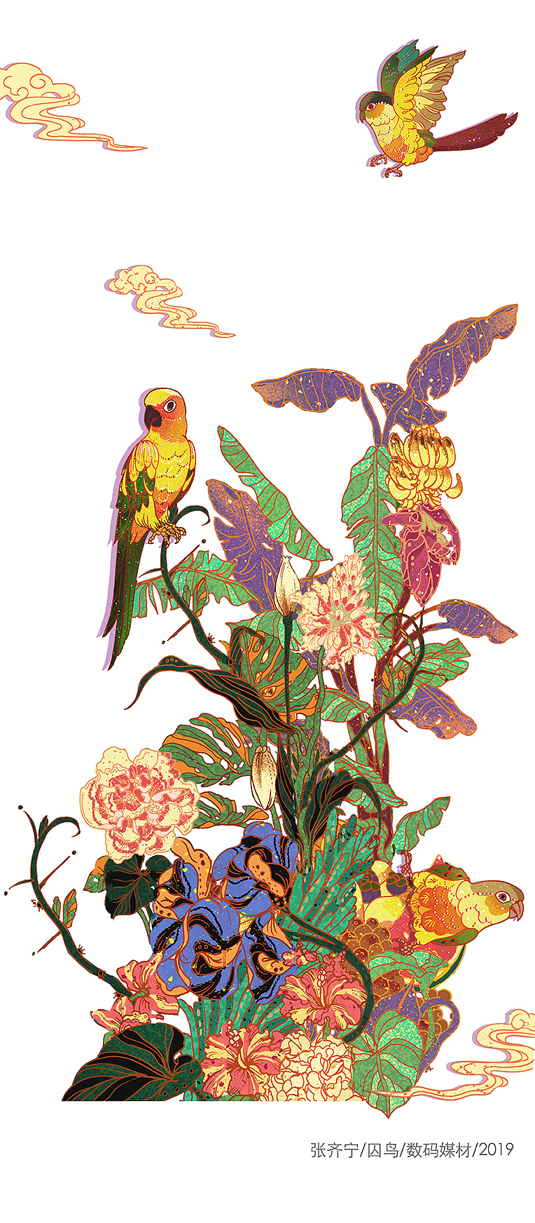 聪明白菜/囚鸟🐦（图ZMTQ4ODEzNzY0） - 商业插画 - 站酷设计师聪明白菜原创素材 - 站酷ZCOOL