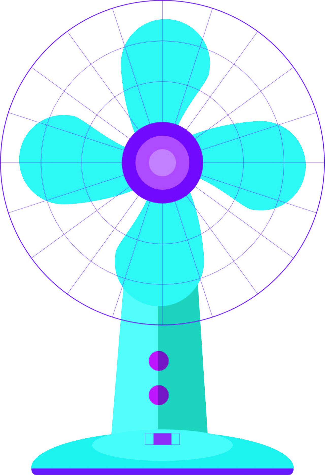 AI-练习-小风扇（图ZMjAxNjY1NzQ4） - 其他平面 - 站酷设计师蒲厦原创素材 - 站酷ZCOOL