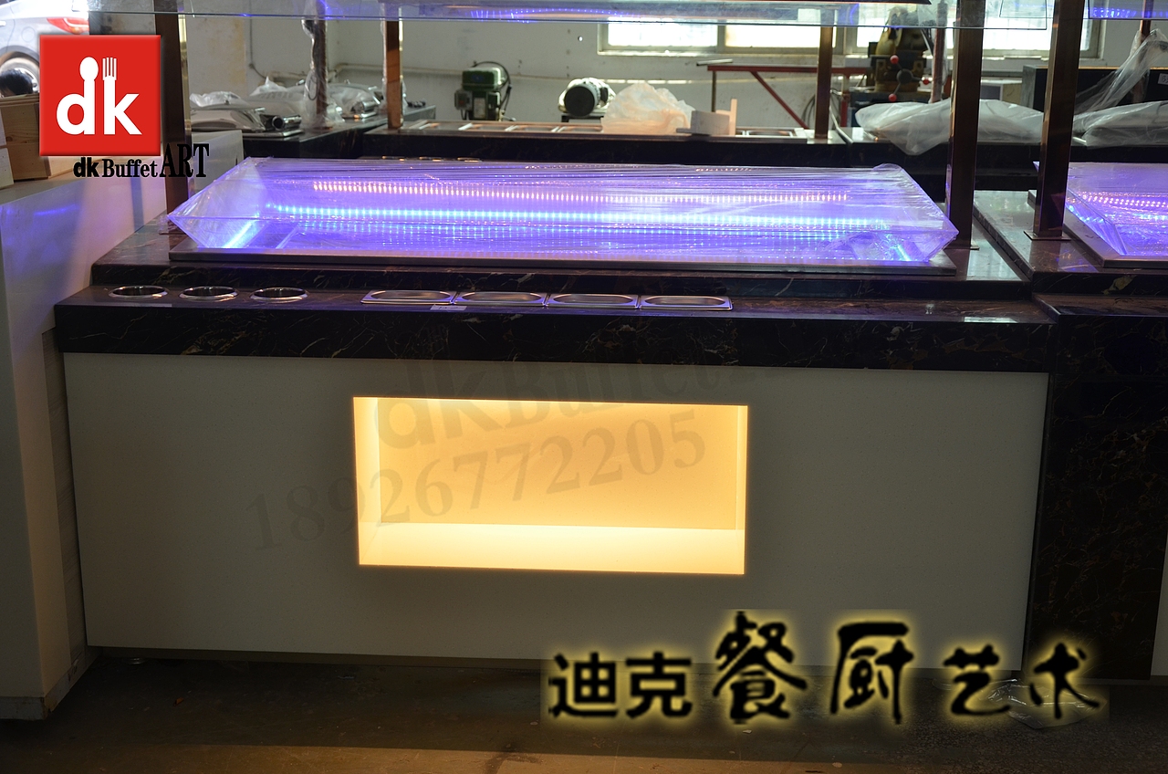 移动大理石布菲台 保温自助餐台 自助餐厅工厂实拍（图ZMjYyMDIxOTI4） - 其他工业/产品 - 站酷设计师迪克自助餐台定制原创素材 - 站酷ZCOOL