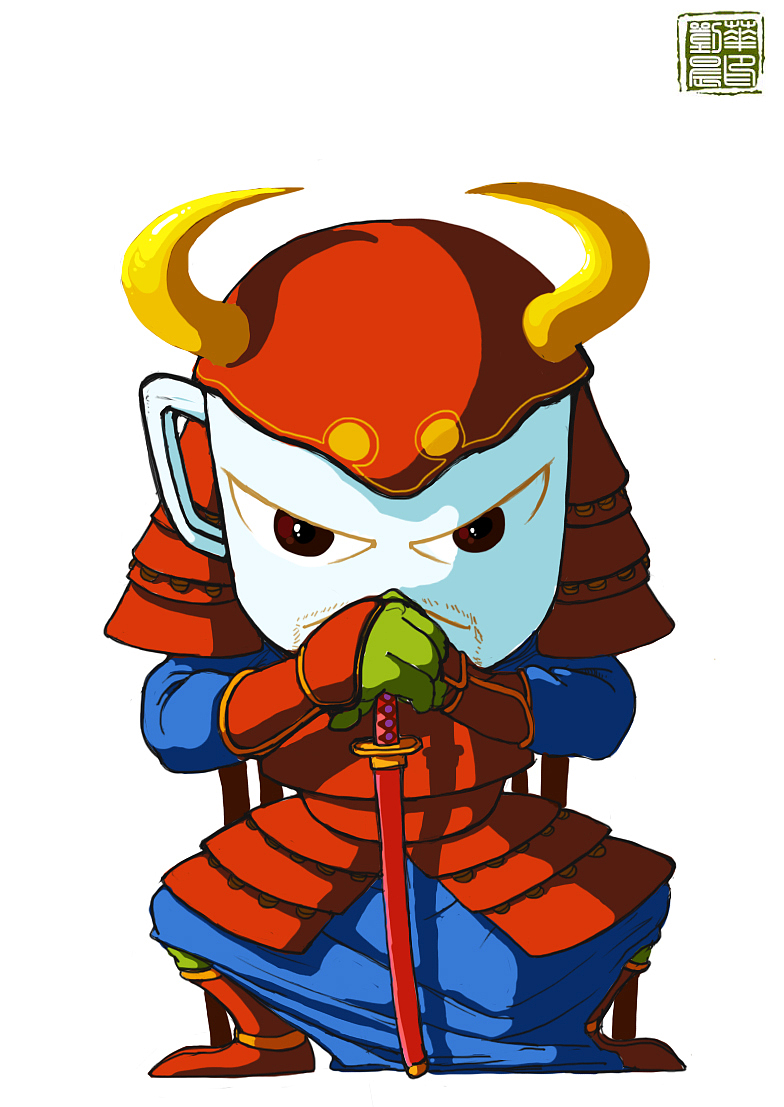 茶杯武士家族系列人设（图ZMTE0MzY5NDA=） - 单幅漫画 - 站酷设计师Edwarde_Liu原创素材 - 站酷ZCOOL