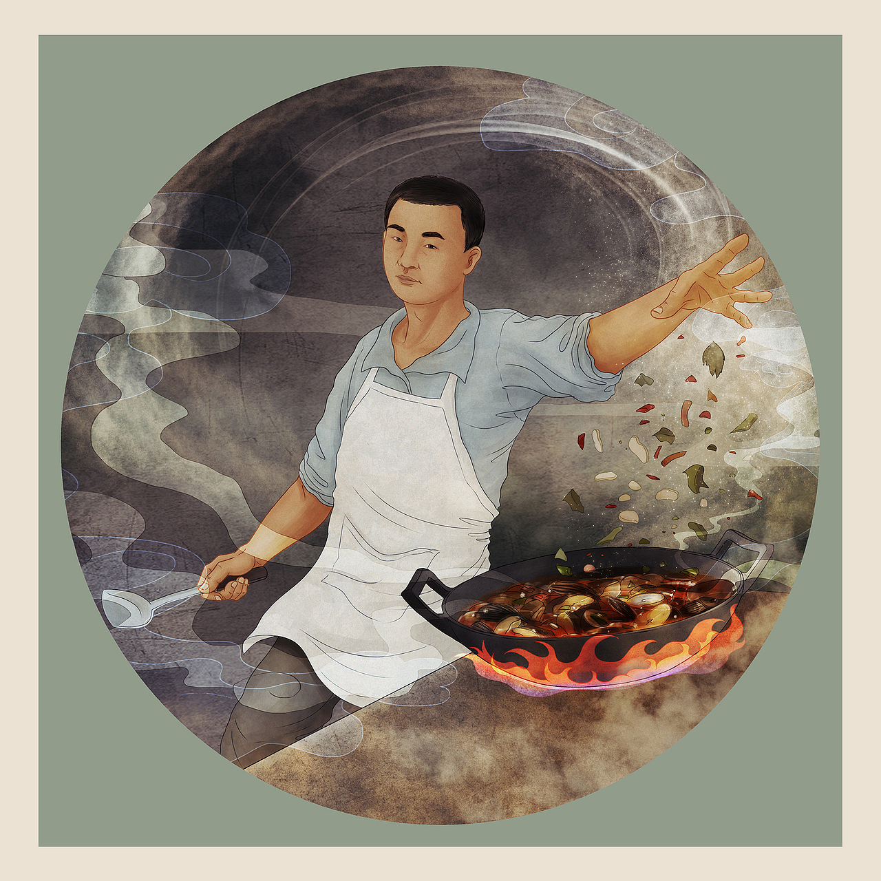 长沙烧酒煮鱼品牌插画 技（图ZODk0NDE5NzI=） - 商业插画 - 站酷设计师PICAST图卡司插画原创素材 - 站酷ZCOOL