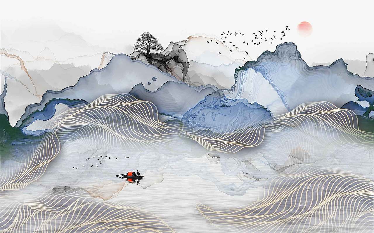 山水（图ZMjY0NzUyOTQw） - 其他 - 站酷设计师罗银洁原创素材 - 站酷ZCOOL
