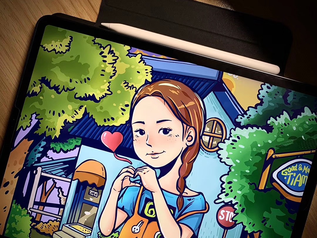 ipad pro配合procreate简直天下无敌，wacom已经吃灰
