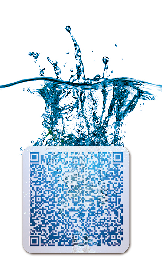 饮水机二维码贴纸~~